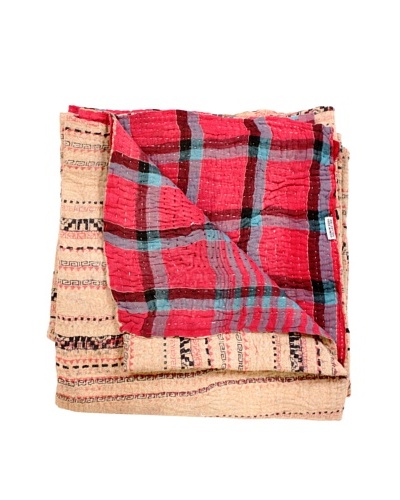 Kantha Throw, Multi, 50″ x 80″