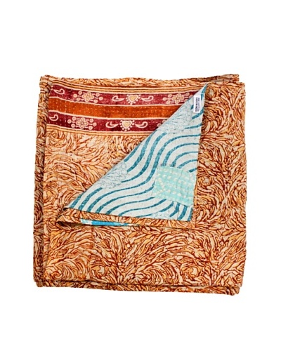 Kantha Throw, Multi, 50 x 80