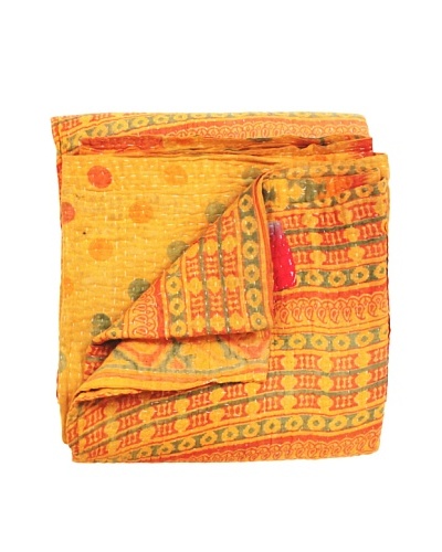 Kantha Throw, Multi, 50 x 80