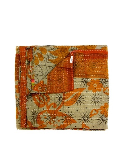 Kantha Throw, Multi, 50 x 80