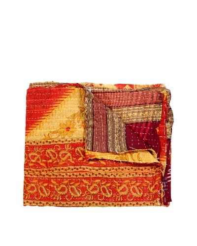 Kantha Throw, Multi, 50 x 80