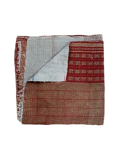 Kantha Throw, Multi, 50 x 80