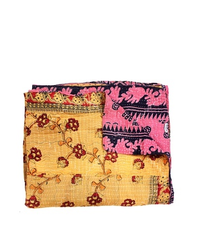 Kantha Throw, Multi, 50″ x 80″