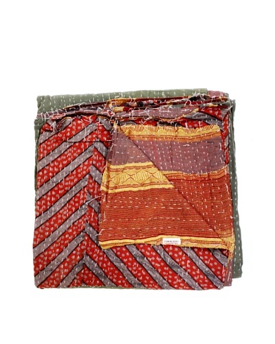 Kantha Throw, Multi, 50 x 80