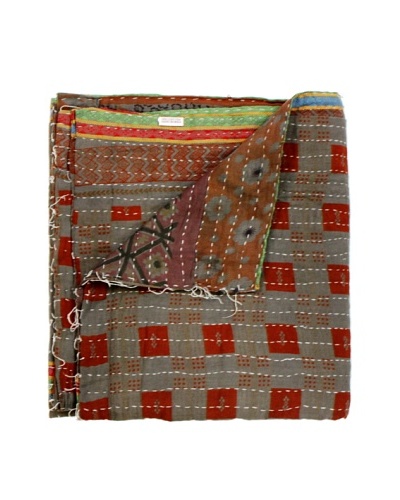 Kantha Throw, Multi, 50″ x 80″