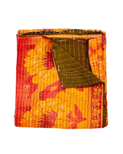 Kantha Throw, Multi, 50 x 80