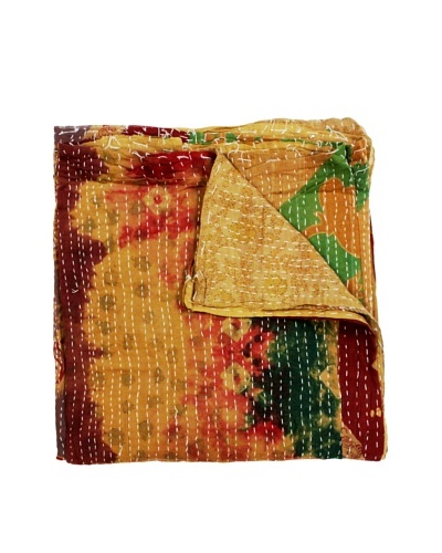 Kantha Throw, Multi, 50 x 80