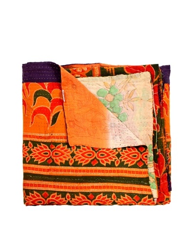 Kantha Throw, Multi, 50 x 80