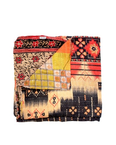 Kantha Throw, Multi, 50″ x 80″