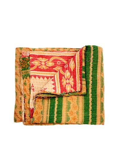 Kantha Throw, Multi, 50″ x 80″