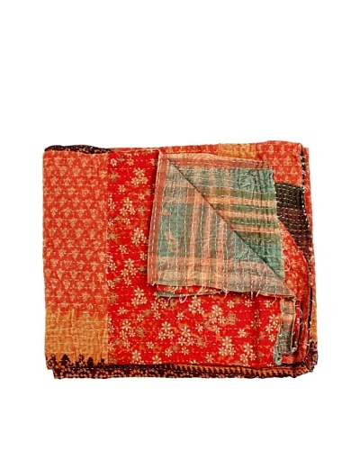 Kantha Throw, Multi, 50″ x 80″