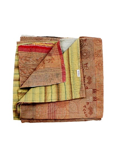 Kantha Throw, Multi, 50 x 80