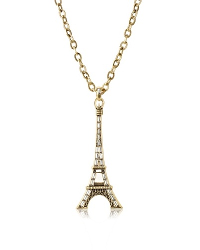 Karine Sultan Crystal Eiffel Tower Necklace