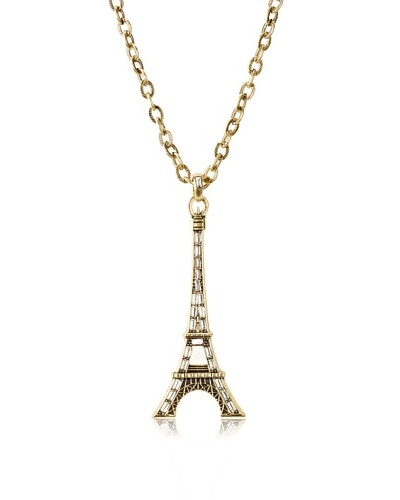 Karine Sultan Crystal Eiffel Tower Necklace