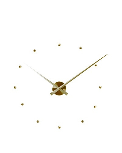 Karlsson Little Big Time DIY Bullets Wall Clock, Gold