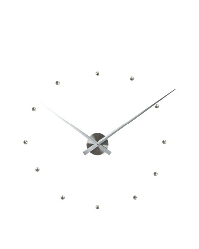 Karlsson Little Big Time DIY Bullets Wall Clock, Silver