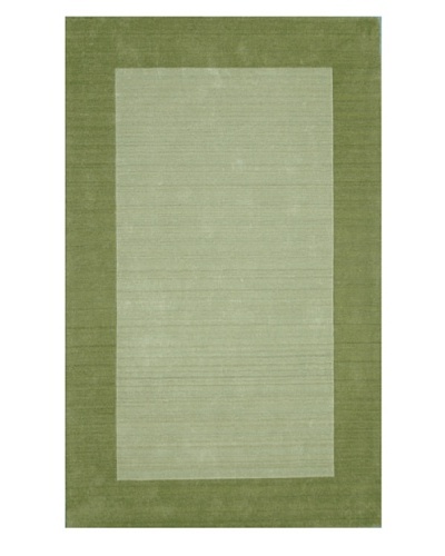 Kas Elements Rug, Sage Green, 2′ 3″ x 3′ 9″