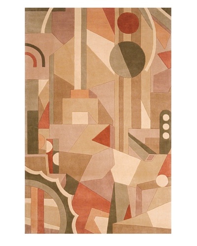 Kas City Skyline Rug, Beige, 2' 6 x 8' Runner