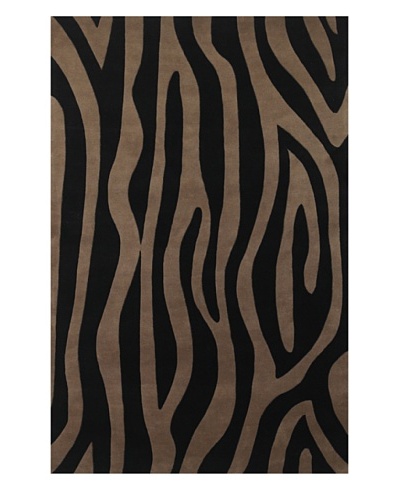 Kas Genesis Rug, Taupe/Black, 5' 3 x 8' 3