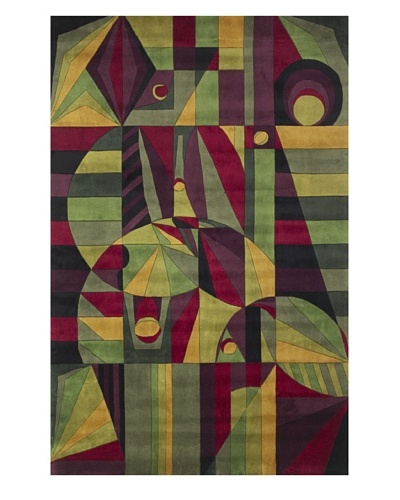 Kas Martini Rug, Olive, 2' 6 x 8' Runner