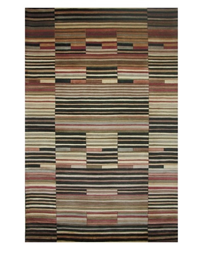 Kas Contemporary Rug, Multi, 7' 6 Round