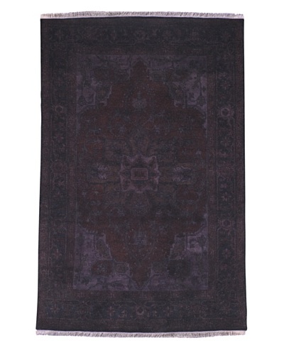 Kavi Handwoven Rugs Tribal Pattern Rug, Purple, 6 ‘x 9’