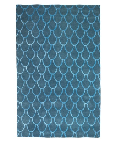 Kavi Handwoven Rugs Urban City Rug [Ocean]