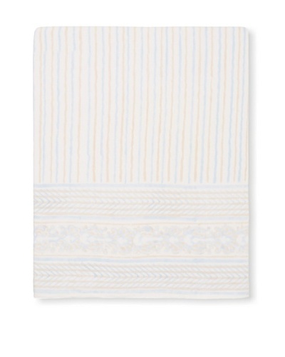 Kerry Cassill Flat Sheet, Tan Sea Stripe, Queen/King