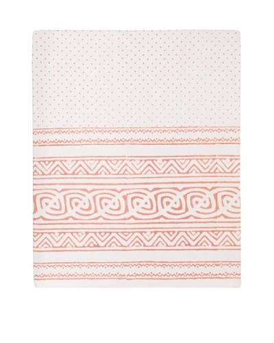 Kerry Cassill Flat Sheet, Tan Dot, Queen/King