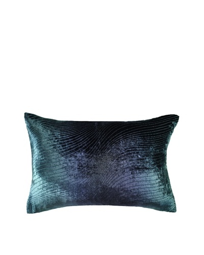 Kevin O’Brien Studio Hand-Painted Devore Velvet Slinky Pillow