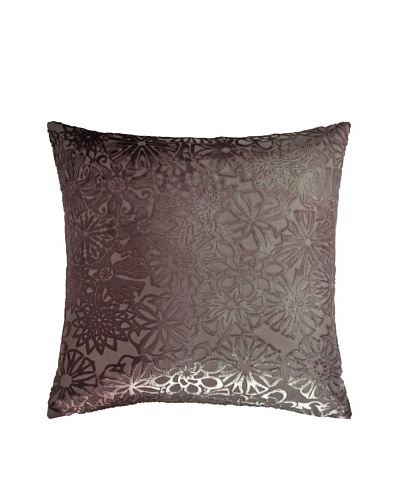 Kevin O'Brien Studio Hand-Painted Devore Velvet Kaleidoscope Pillow