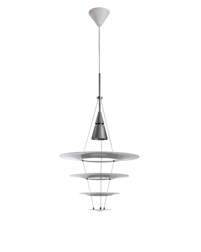 Kirch & Co. Tastrupp Pendant Light, Silver/White