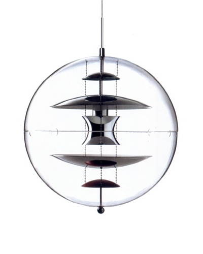 Kirch & Co. Panton Globe Pendant Light, Silver/Multi