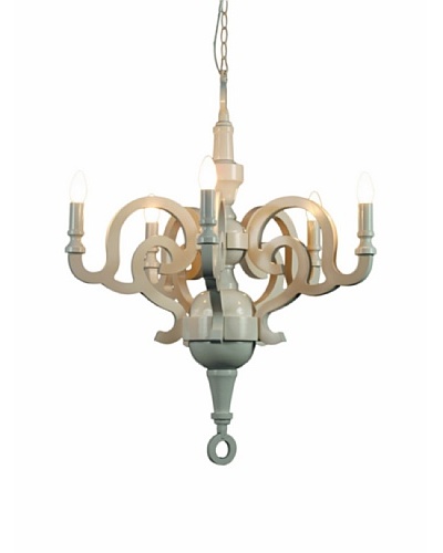 Kirch & Co. Paper Chandelier, White