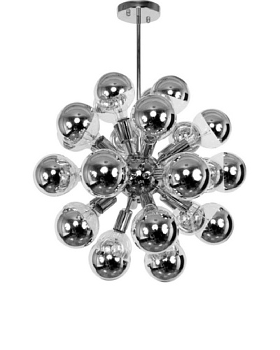 Control Brand Mercury Chandelier, Silver