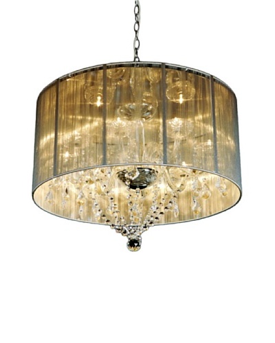 Control Brand Heritage Satin Crystal Chandelier, Silver