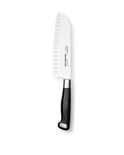 Gourmet Line Santoku Knife, Black/Silver, 7