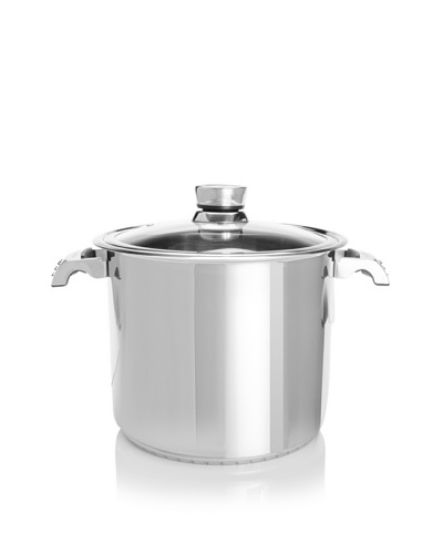 Invico Vitrum Covered Stock Pot, 15.5-Qt.