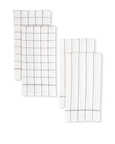 Winkler Set of 4 Classical Range Linen Kitchen Towels