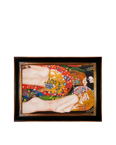 Gustav Klimt Water Serpents II Framed Oil Painting