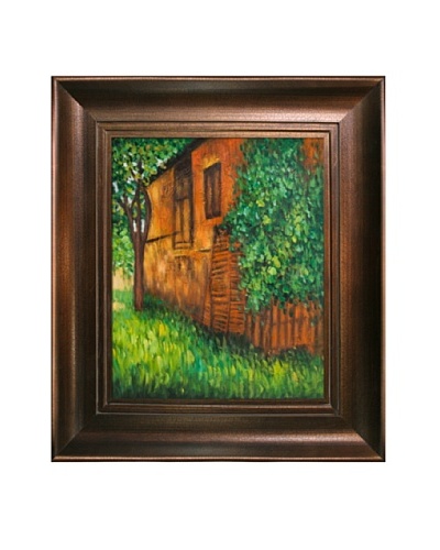 Gustav Klimt Farmhouse at Kammer Framed Oil Painting