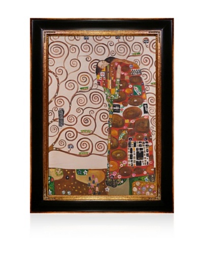 Gustav Klimt Fulfillment (The Embrace) Framed Oil Painting