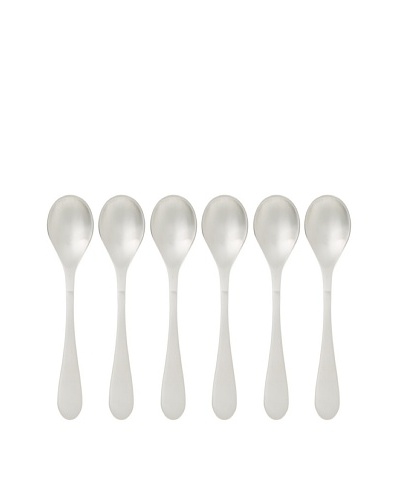 Knork Flatware Set of 6 Matte Demitasse Spoons