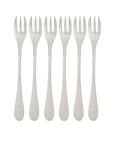 Knork Flatware Set of 6 Matte Cocktail Forks