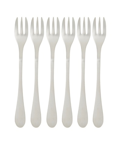 Knork Flatware Set of 6 Matte Cocktail Forks