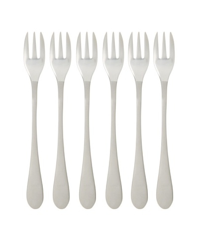 Knork Flatware Set of 6 Duo Cocktail Forks