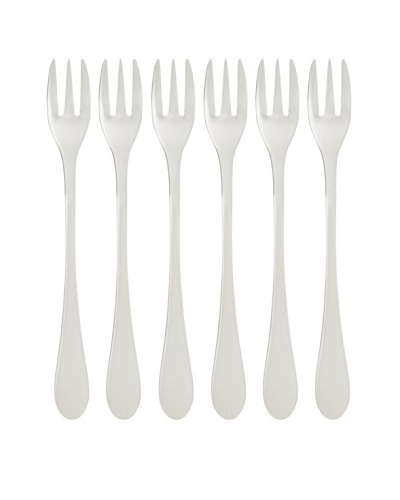 Knork Flatware Set of 6 Gloss Cocktail Forks