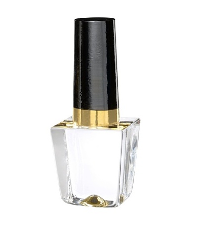 Kosta Boda Make up Nail Polish Bottle Sculpture [Gold]