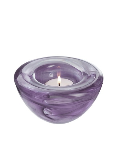 Kosta Boda Atoll Votive, Lilac