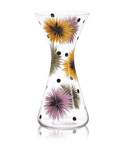 Kosta Boda Flower Vase, Clear/Multi